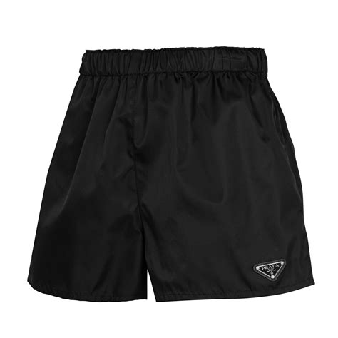 shorts in nylon di prada